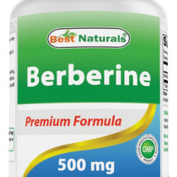 Best Naturals Berberine 500mg 120 Cápsulas - Suporta Função