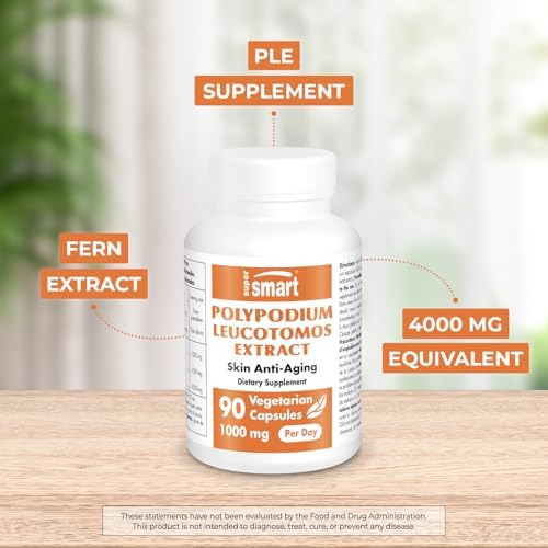 Supersmart - Extrato De Polypodium Leucotomos 1000mg Por Dia - Imagem 2