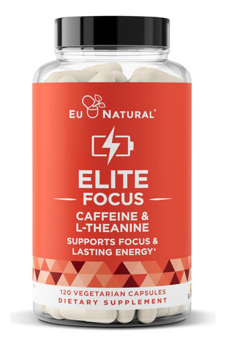 Pílulas De Cafeína Elite Com L-teanina " Suplementos Energét