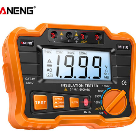 Testador De Resistência De Isolamento Digital Aneng Mh10 0.1 - Imagem 2