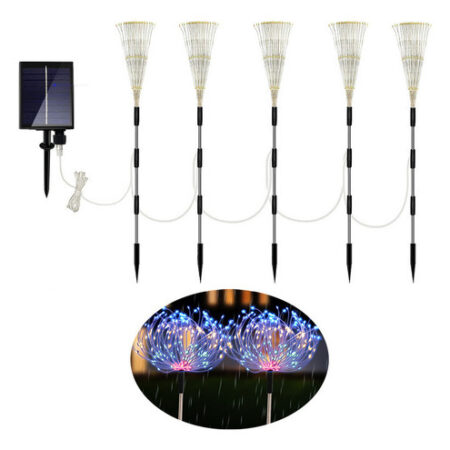 Luzes Solares De Fogos De Artifício, Luzes Decorativas 5pcs. - Imagem 20