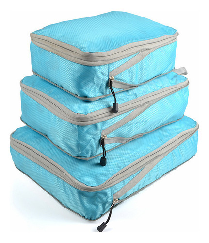 Cubos Embalagem Compressão, Malas, Viagens Essenciais 3pcs - Imagem 25