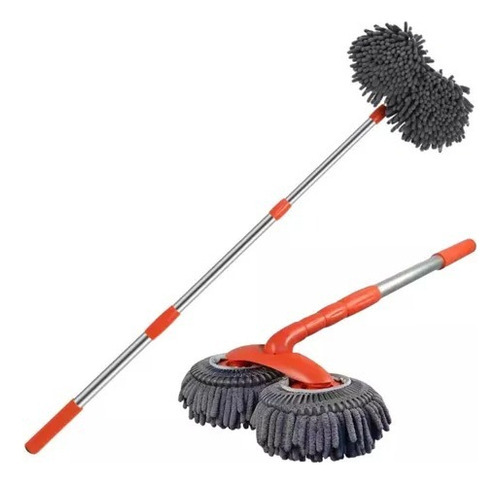 Para Escova De Lavagem De Limpa Carro Dupla Camada Retrátil