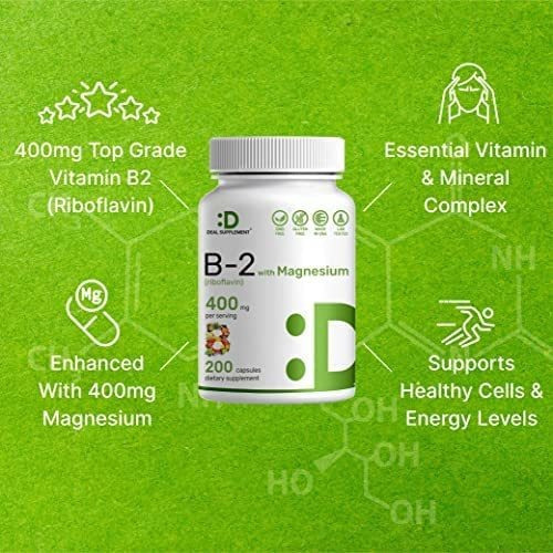 Eagleshine Vitaminas Vitamina B2 400mg (riboflavina) | Com G - Imagem 4