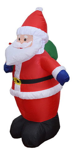 Decorações De Natal Mochila Inflável De 1,2 M Papai Noel - Imagem 3