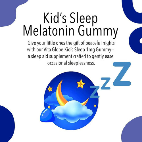Vitaglobe Kids Sleep 1mg Gummy - Suplemento Não Transgênico - Imagem 6