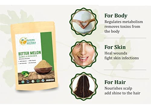 Pó De Melão Amargo Herbs Botanica | Karela Pó | Momordica C - Imagem 5