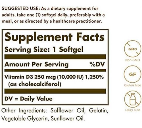 Vitamina B-12/ Solgar / 120 Cápsulas Blandas - Imagem 2