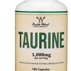 Suplemento Duplo De Taurina De Madeira 1000mg 180 Cápsulas
