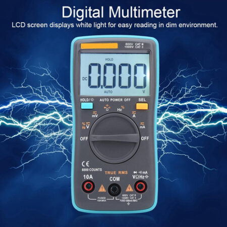 Zt101 Multímetro Digital Ac Dc Voltímetro Amperímetro Ohmíme - Imagem 9