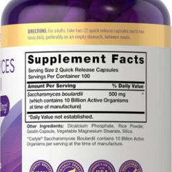 Carlyle Saccharomyces Boulardii Probióticos | 10 Bilhões De