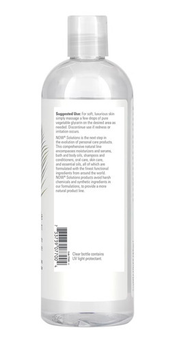 Glicerina Vegetal 473ml Uso Diário Nowfoods Importado - Imagem 3