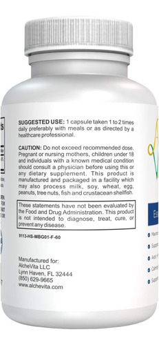 Alchevita Bisglicinato De Magnésio 200mg - Mineral Essencial - Imagem 3