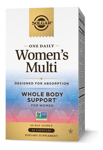 Solgar One Daily Womens Multi Whole Body Support Vitamina De