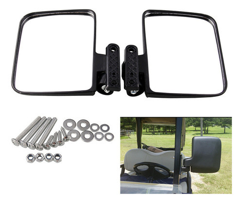O Carrinho De Golfe Espelha O Espelho Retrovisor De Dobramen