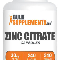 Cápsulas De Citrato De Zinco - Suplementos De Zinco, Zinco 3
