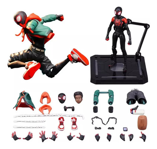 Boneco Ação Do Homem-aranha Miles Morales Peter Parker To - Imagem 2
