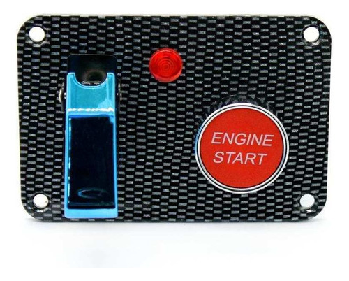 Botão De Partida Do Motor De Carro Painel Do Interruptor De - Imagem 6