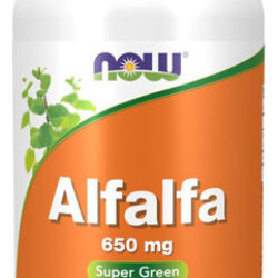 Now Foods Supplements, Alfafa 650 Mg Fonte De Vitamina K, Su