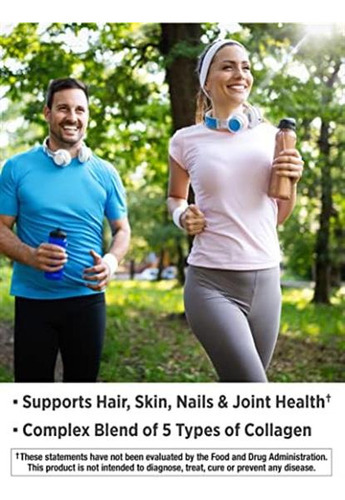 Cápsulas De Proteína Multicolágeno | 90 Unidades | Tipo I, - Imagem 4