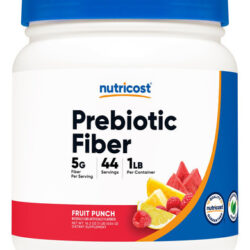 Fibra Prebiótica Em Pó Nutricost Fruit Punch 454g