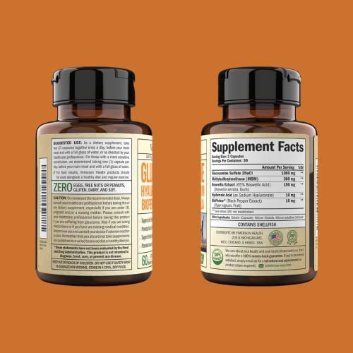 Sulfato De Glucosamina Vimerson Health Com Ácido Hialurônic - Imagem 6