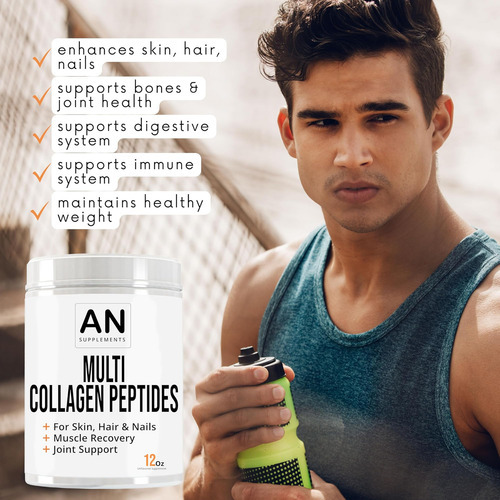 Aholic Nutrition Multi Collagen Peptides Powder Pó De Coláge - Imagem 3