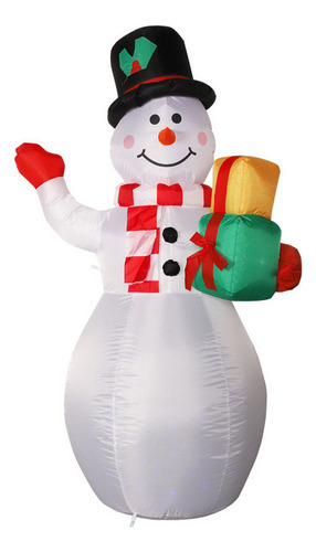 Lâmpada Led Inflável Com Desenho De Boneco De Neve, Modelo A - Imagem 2