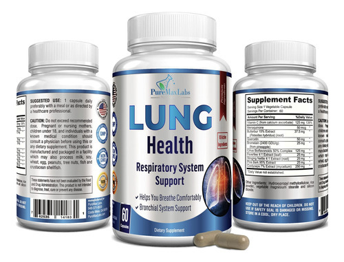 Suplemento De Suporte Pulmonar Yummyvite, Fórmula De Limpeza - Imagem 4
