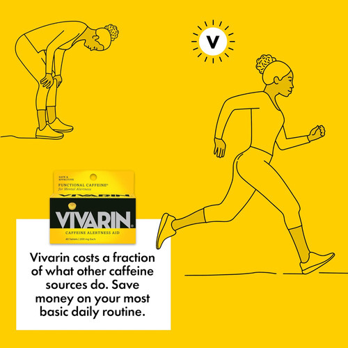Vivarina, Pílulas De Cafeína, 200mg De Cafeína Por Dose, Com - Imagem 5