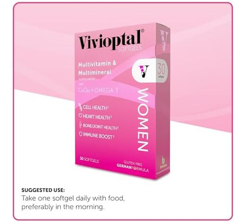 Vivioptal Women 30 Softgels - Suplemento Multivitamínico E M - Imagem 4