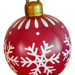 Bola Inflável Do Decoração Do Pvc Do Natal Gigante 60cm