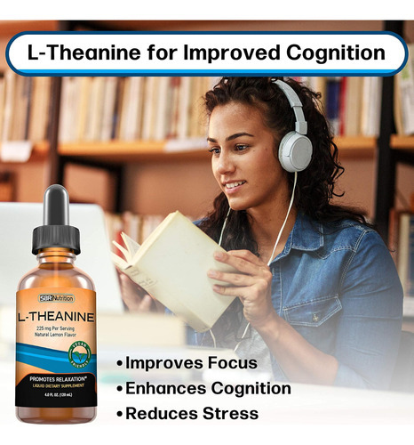 Gotas Líquidas De L-teanina Sbr Nutrition | Totalmente Natur - Imagem 5