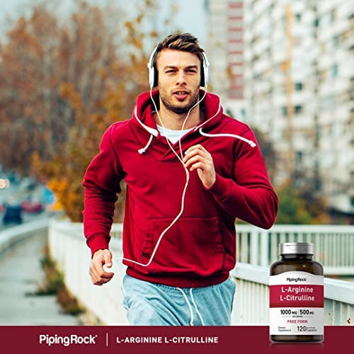 Piping Rock Complexo L-arginina L-citrulina 1000mg | 120 Cáp - Imagem 6