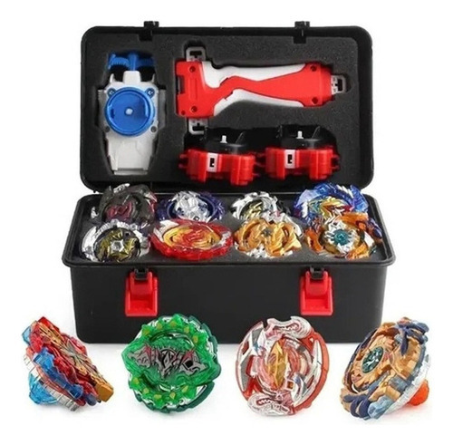 Jogo Beyblade Burst Bey Blade Metal Para Crianças - Imagem 4