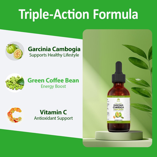 3 -in -1 Garcinia Cambogia Liquid Gotas - Extrato Natal Com - Imagem 2