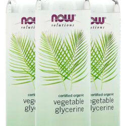 Glicerina Vegetal Orgânica Now Foods 237 Ml Importado 3un