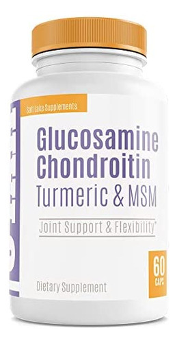 Glucosamina Condroitina Com Suplemento De Cúrcuma E Msm - C - Imagem 2