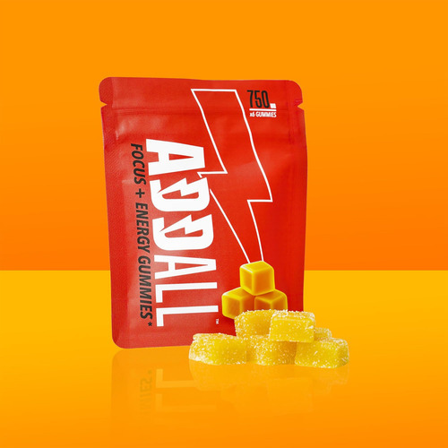Addall Focus & Energy Gummies Suplemento (5 Pacote) 1 Pílula - Imagem 3