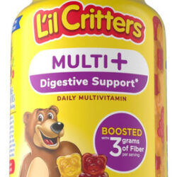 Lil Critters Multi Plus Digestão Gummy Multi Vitamina Diária