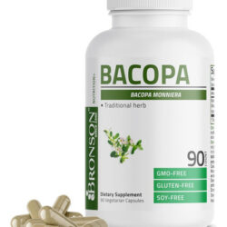 Bronson Bacopa (equivalente A 1200 Mg De Extrato 8: 1) Apoia