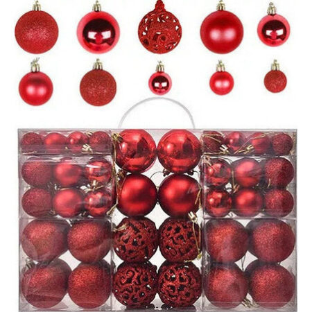 Conjunto De 100 Esferas De Decoração De Natal De Estilo Mist - Imagem 16