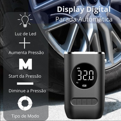Bomba De Enchimento De Pneus De Motocicleta Elétrica De 150 - Imagem 2