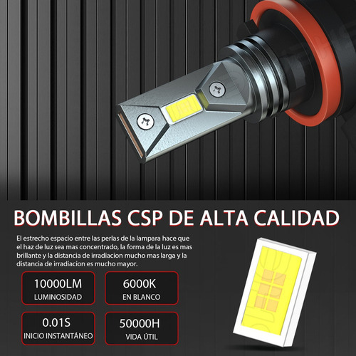 Para O Kit De Faróis Led Nissan Sentra 2011-2021 2022 H9 H11 - Imagem 2