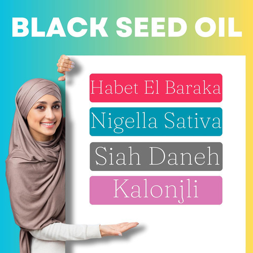Cápsulas De Óleo De Semente Preta Natural Halal De Vitaminas - Imagem 4