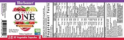 Bluebonnet Nutrition Ladies Uma Cápsula De Vegetais Orgânic - Imagem 2