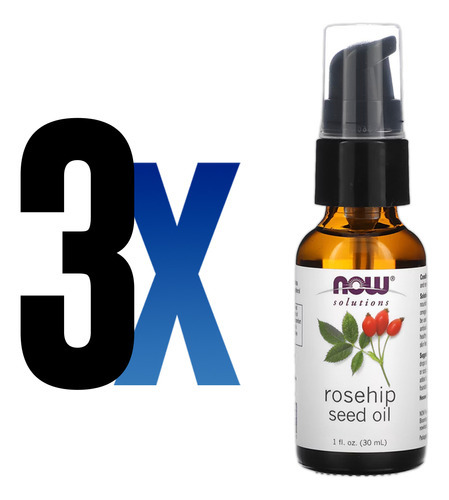 Óleo De Semente Rosa Mosqueta Now Foods 30ml Importado 3un - Imagem 2