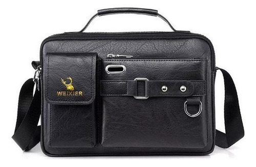 Bolsa Executiva Masculina Em Couro Pu 2023 - Imagem 11