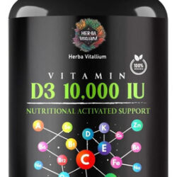 Herba Vitallium Vitamina D3 Orgânica 10.000 Ui Suplemento De
