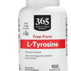 Whole Foods Market, L Tirosina 500mg, 100 Cápsulas